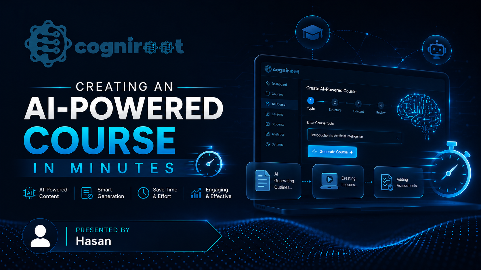 Create a Professional Course with Cogniroot AI