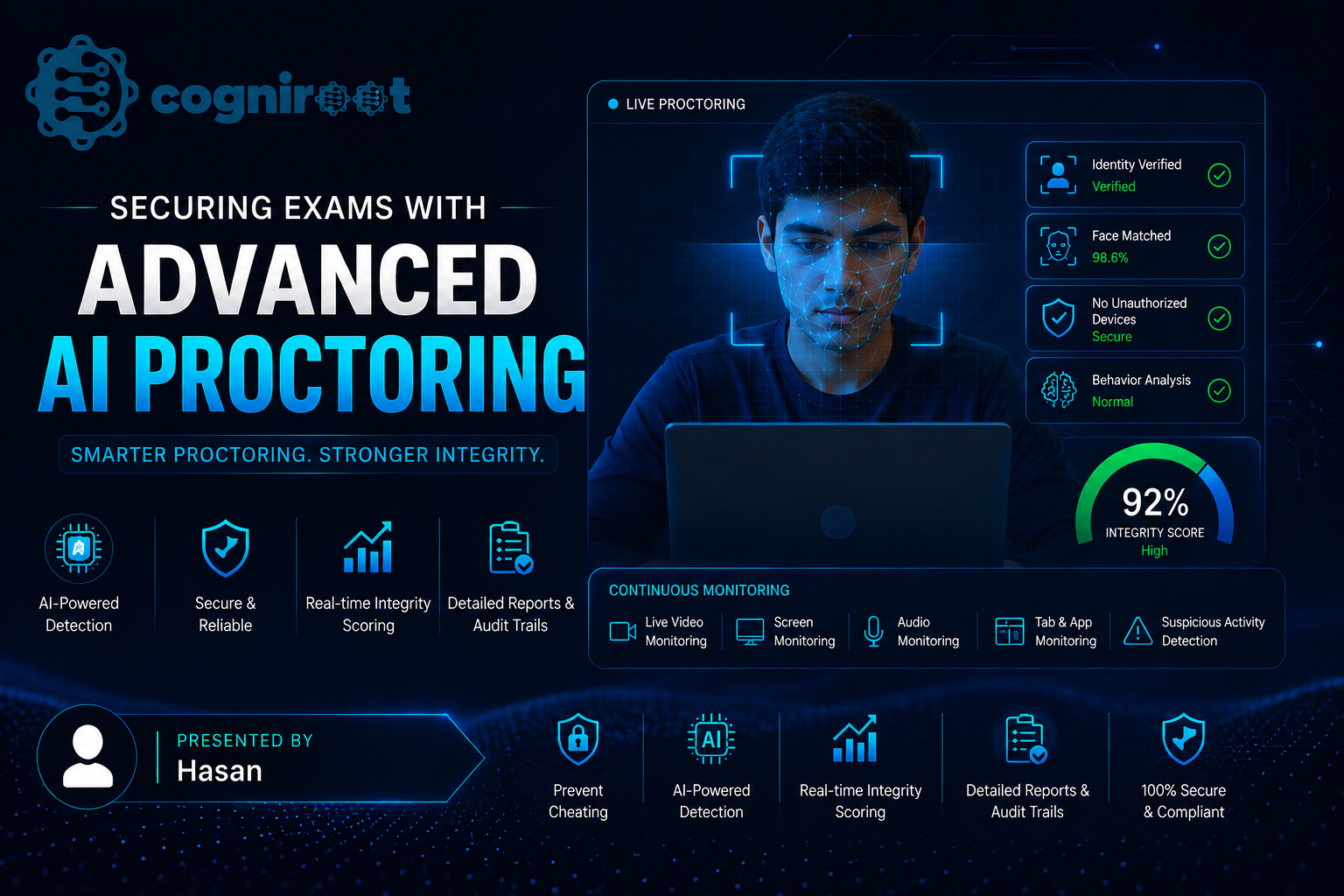 Enable and Use Cogniroot AI Proctoring for Secure Online Exams