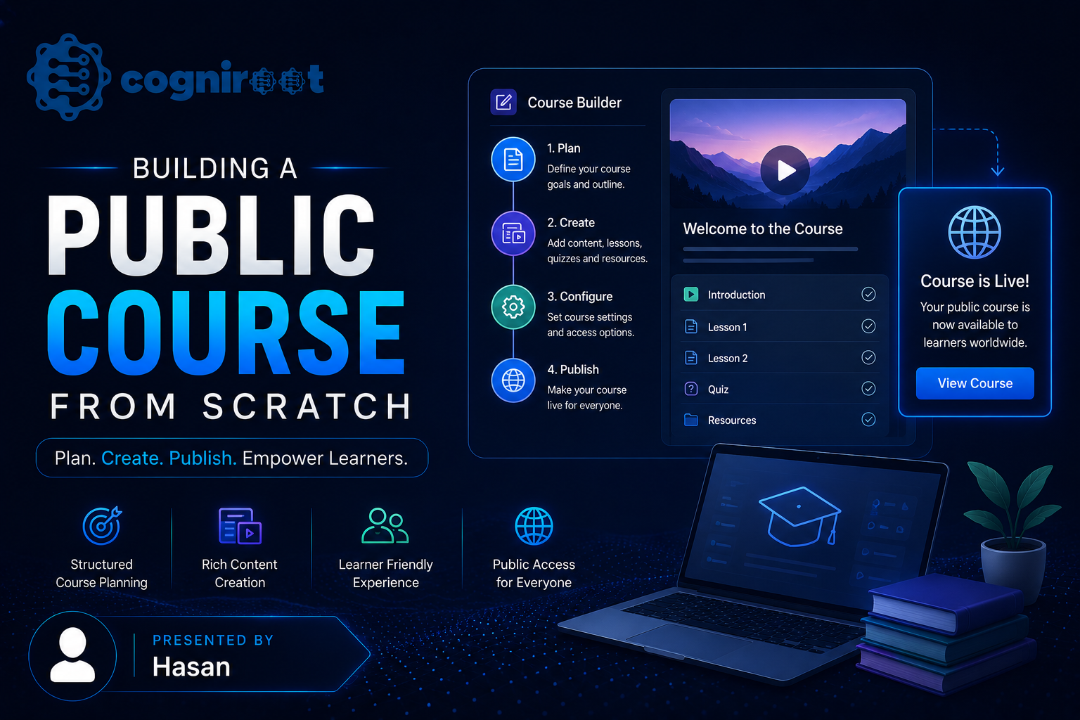 Build and Publish a Public Course from Scratch
